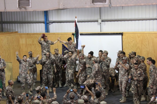 Jordanian Armed Forces transfer authority of FOB Sharana security