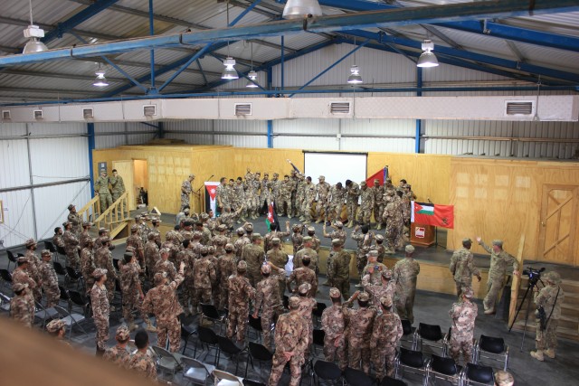 Jordanian Armed Forces transfer authority of FOB Sharana security