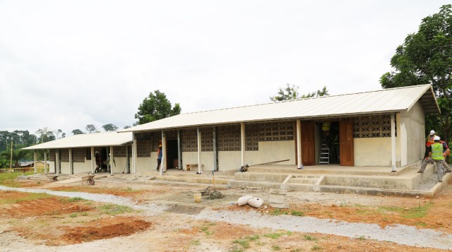 Local materials, workforce key to Ghanaian school project