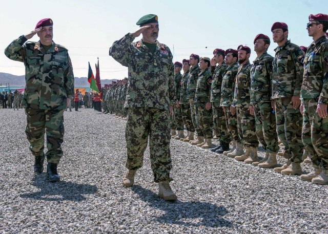 ANA stands up new Special Operations Brigade in Paktya