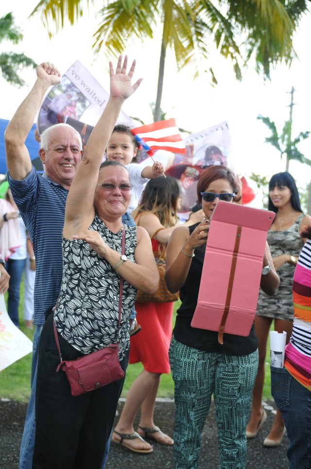 Troops return to Puerto Rico