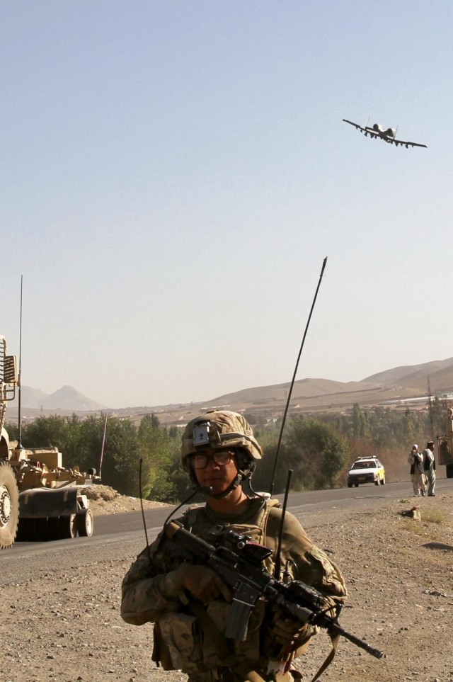 3rd ID infantrymen help provide overwatch, security in Wardak province