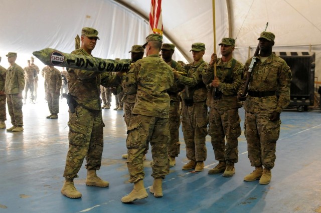 157th CSSB transfers authority to 77th CSSB in Afghanistan