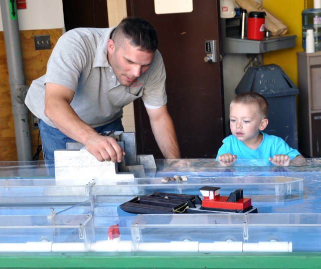 Visitors get hands-on opportunity during Lock and Dam 1 open house