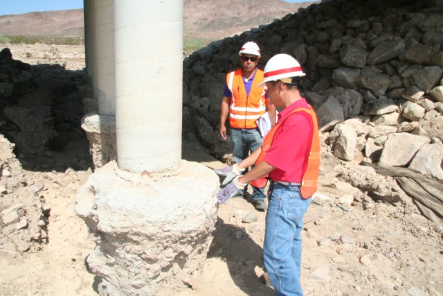 Corps sends team to Fort Irwin to assess monsoon damage 