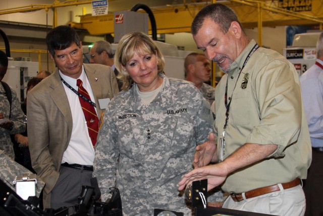 AMC deputy commander tours research facility