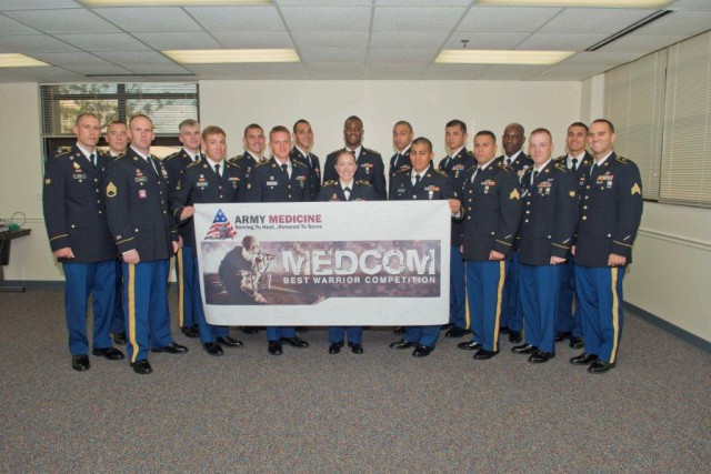 Participants in 2013 MEDCOM Best Warrior Competition