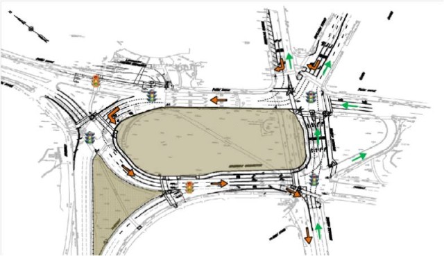 Vehicular traffic and pedestrian changes due to Muddy River project