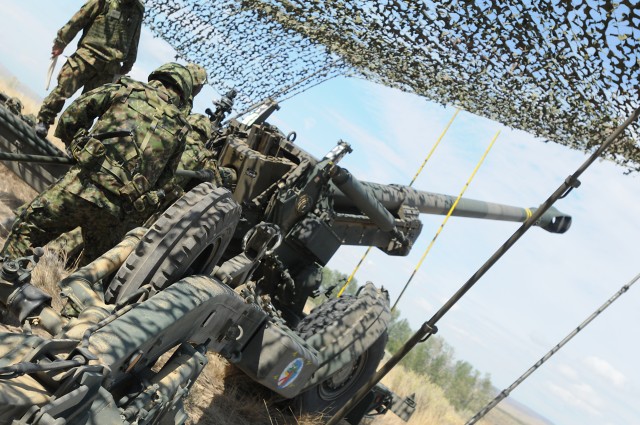 Operation Rising Thunder 13 howitzer range