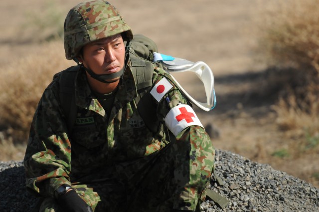 American and Japanese snipers come together to train