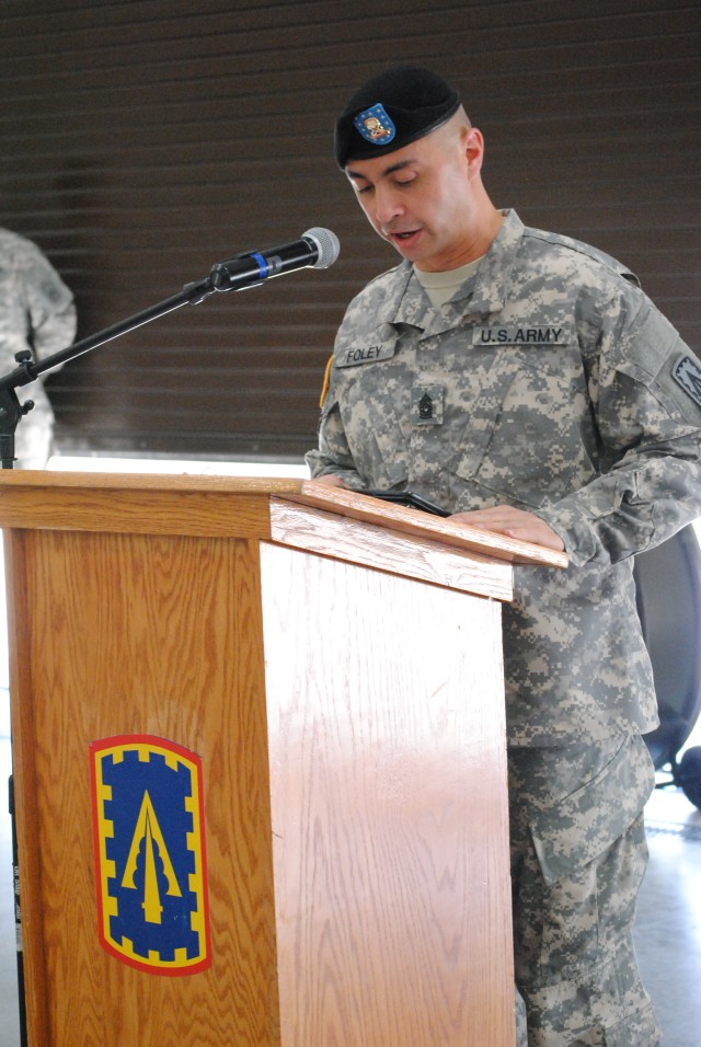 CSM Foley assumes responsibility for 108th ADA BDE