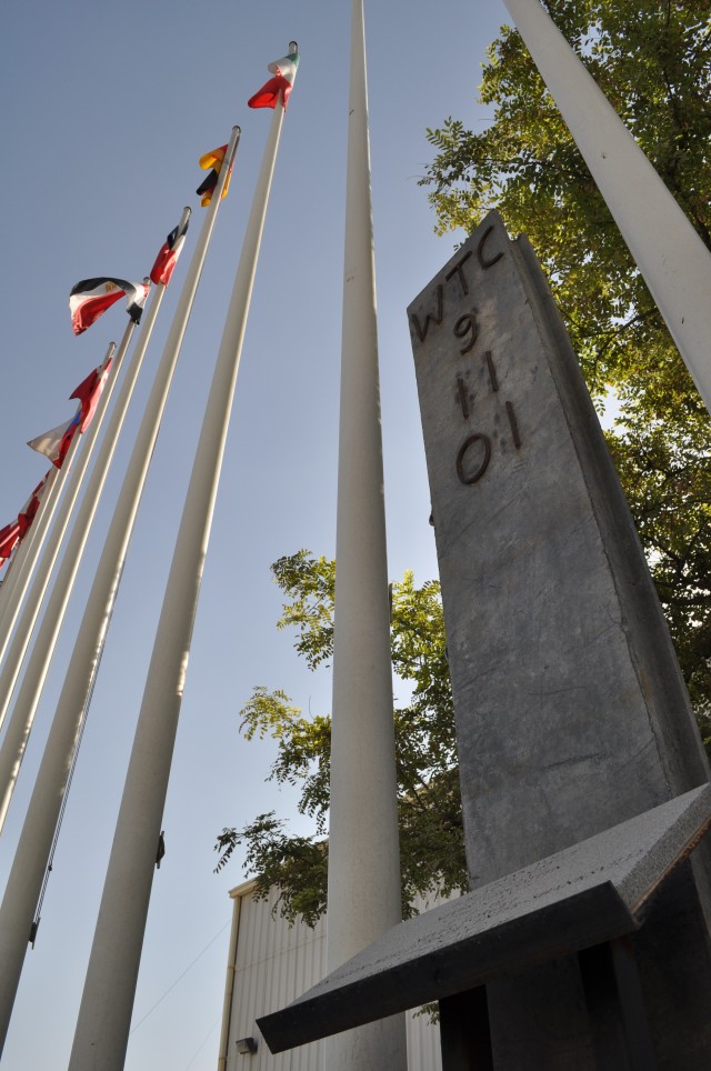 Sept. 11 Memorial Beam on Bagram Airfield, Afghanistan