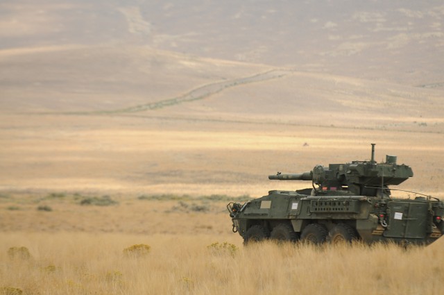 Stryker qualification at Yakima Training Center