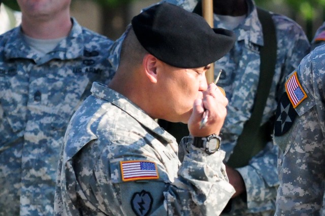Division West welcomes new command sergeant major