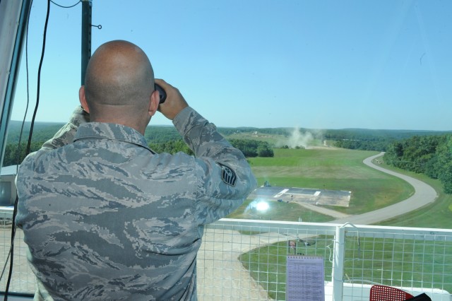Bombs away: Pilots practice hitting targets on post's Cannon Range