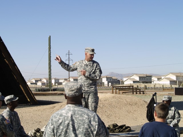 TF Renegade Families conduct rappelling training