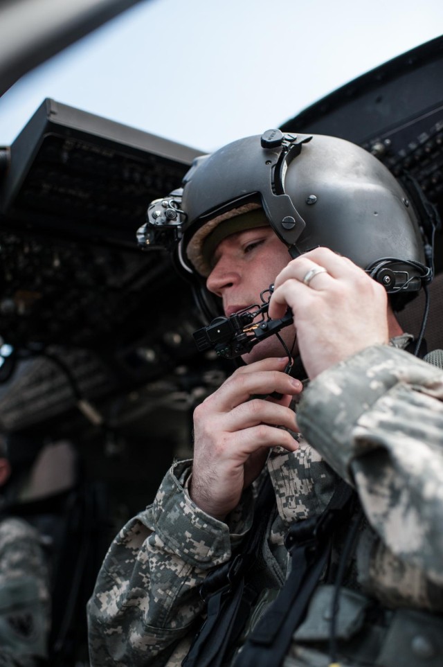 CWO2 Gilham suits up to fly