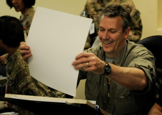 Cartooning the troops