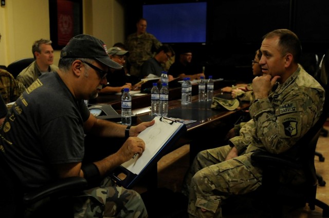 Cartooning the troops