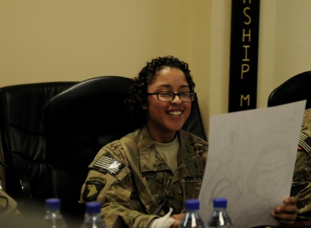 Cartooning the troops