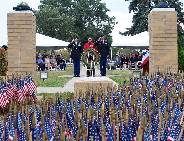 Rock Island Arsenal holds ceremony, walk to commemorate 12th anniversary of 9/11 attacks