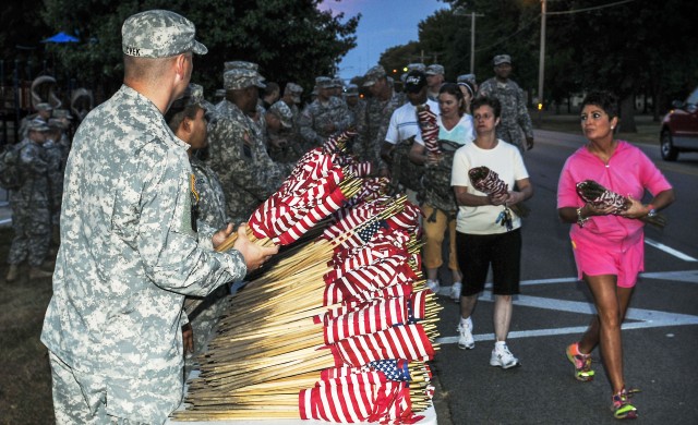 Rock Island Arsenal holds ceremony, walk to commemorate 12th anniversary of 9/11 attacks