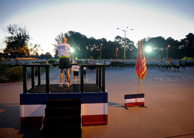 Corps celebrates birthday with run
