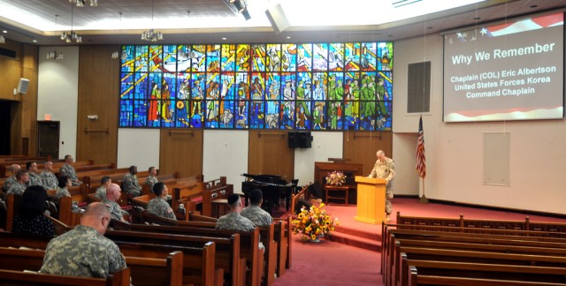 Yongsan Garrison remembers 9/11