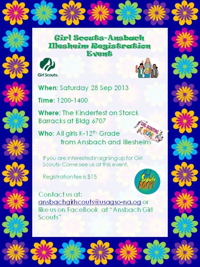 Girl Scout registration event