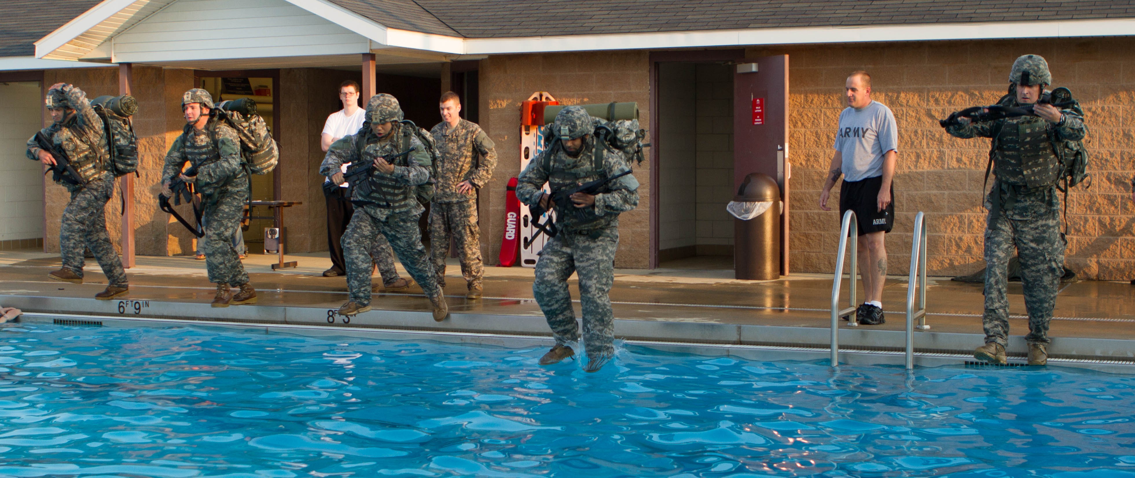 Water Survival Training helps Soldiers stay afloat Article The