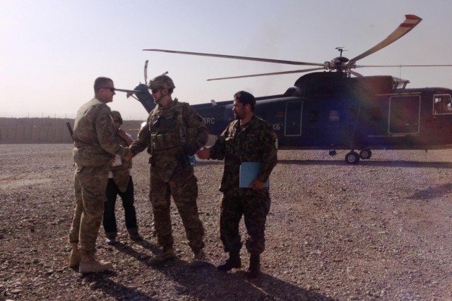 Afghans land new capabilities in Logar province