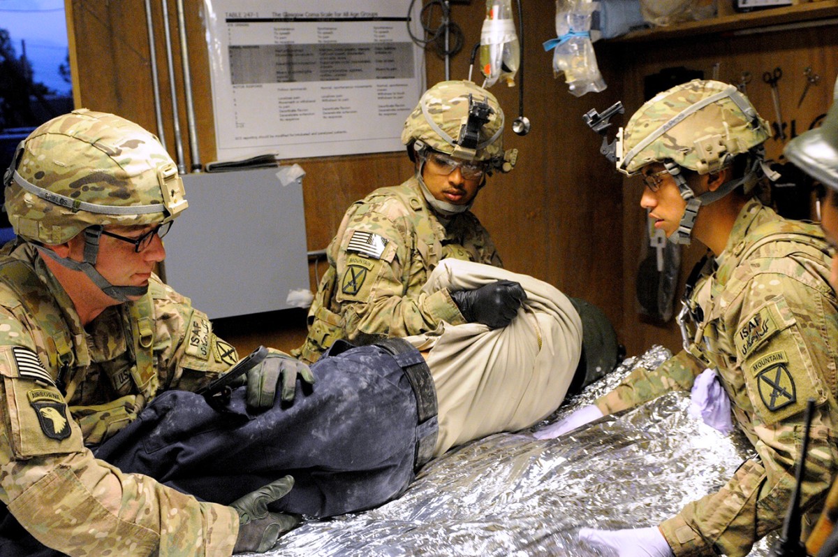 Soldiers at FOB Mehtar Lam conduct base defense exercise Article