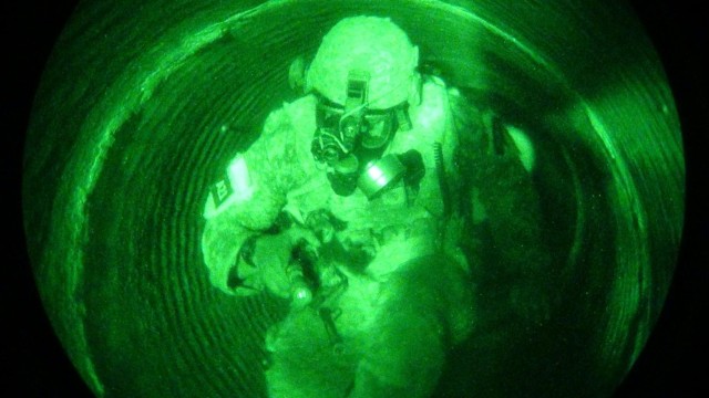 AWG Subterranean Risk Reduction Exercise prepares soldiers for NIE 14.1