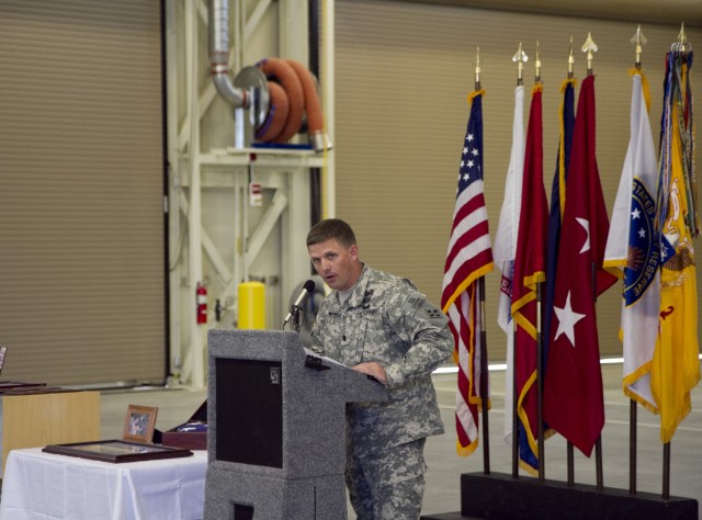 Millington Tactical Equipment Maintenance Facility memorialized in honor of local Tennessee Soldier