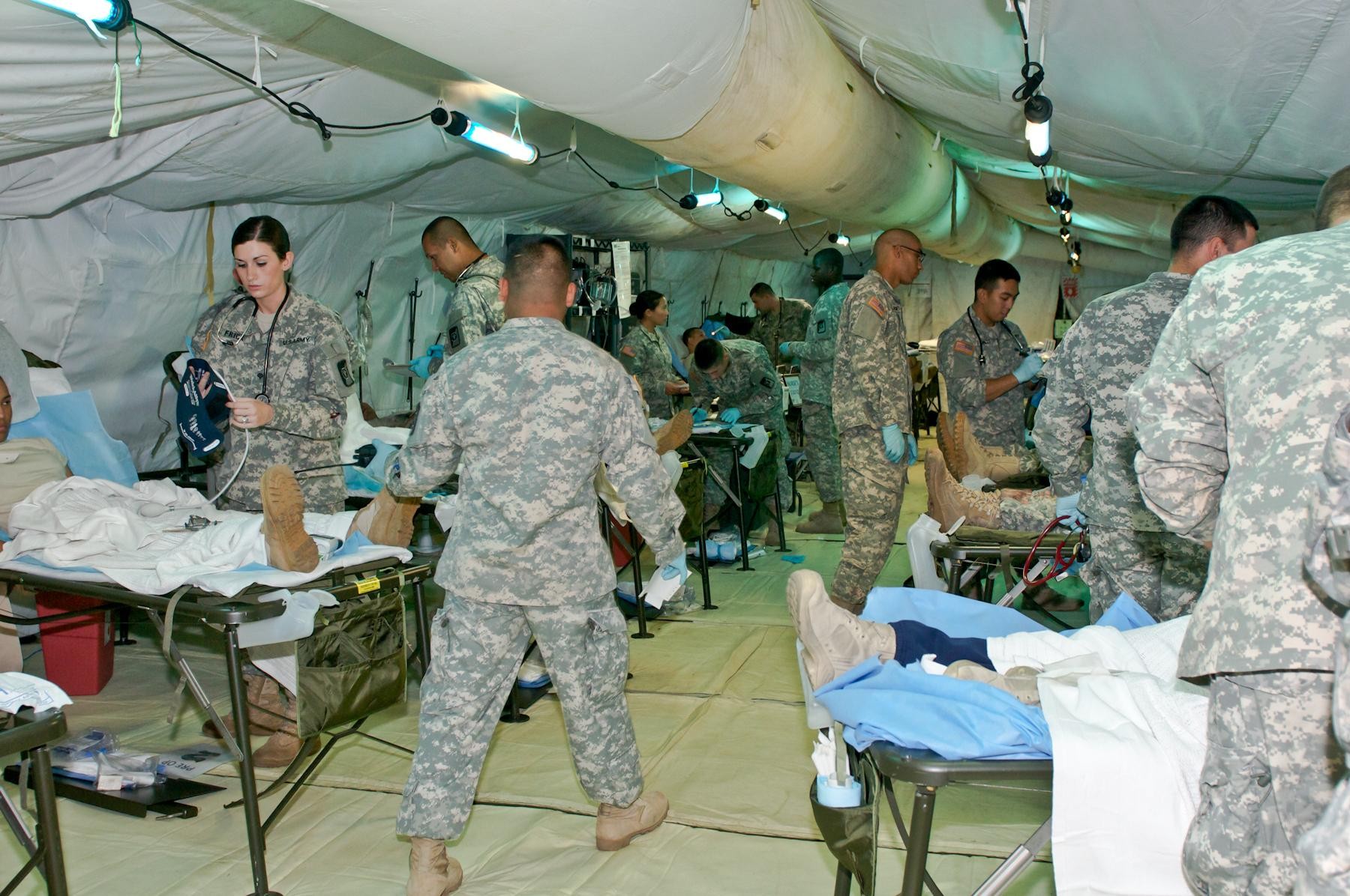 Combat hospital mimics scene from 'M*A*S*H' Article The United