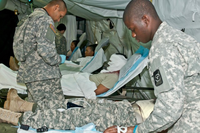 Combat hospital mimics scene from 'M*A*S*H'