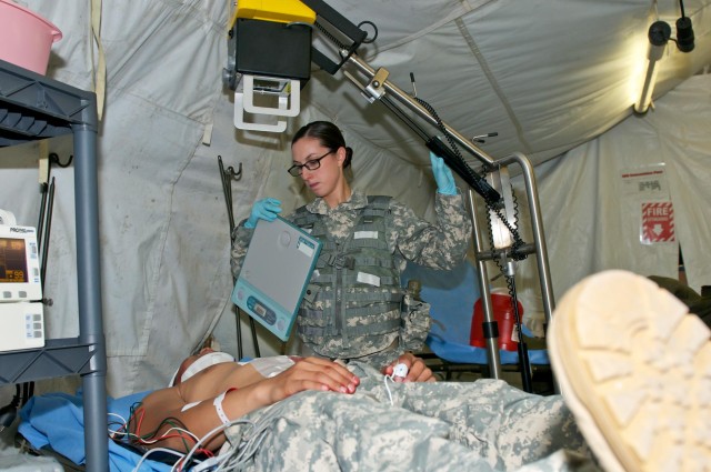 Combat hospital mimics scene from 'M*A*S*H'