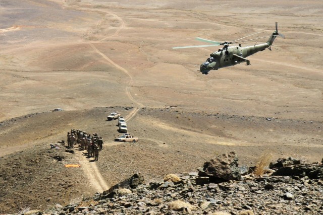 Afghan forces learn air to ground integration