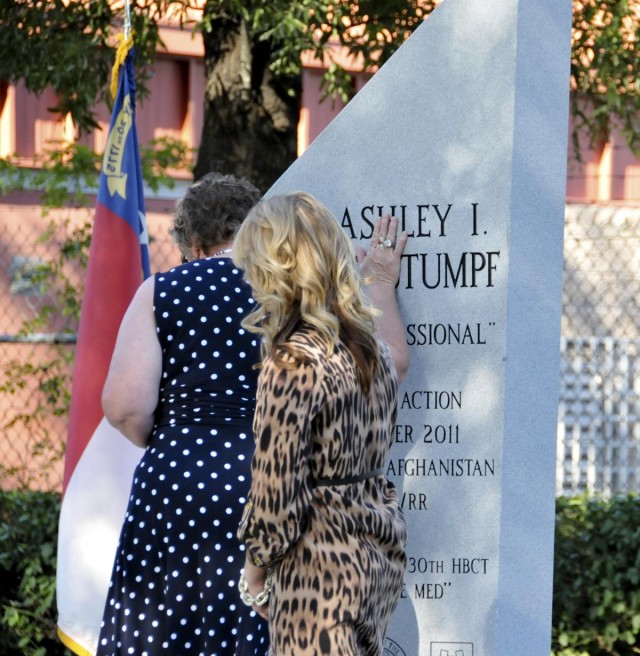 N.C. National Guard Soldiers Honor Fallen Comrade with Memorial