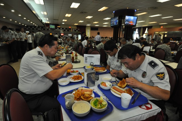 Korean National  Police visit Yongsan