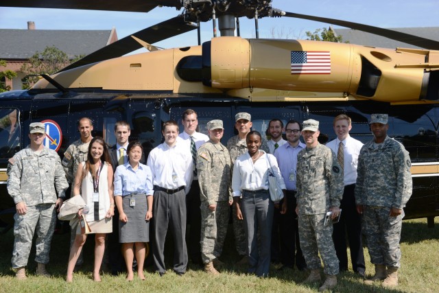 Army Air Operations Group hosts National Defense University interns