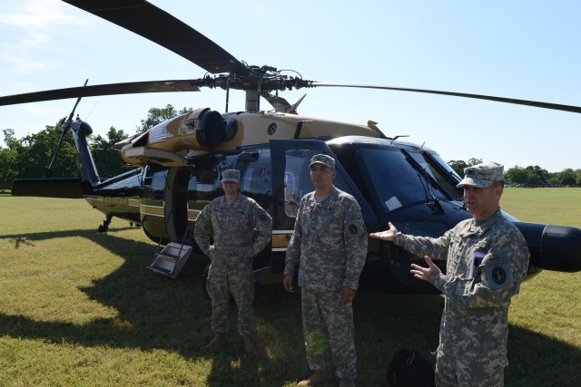 Army Air Operations Group hosts National Defense University interns