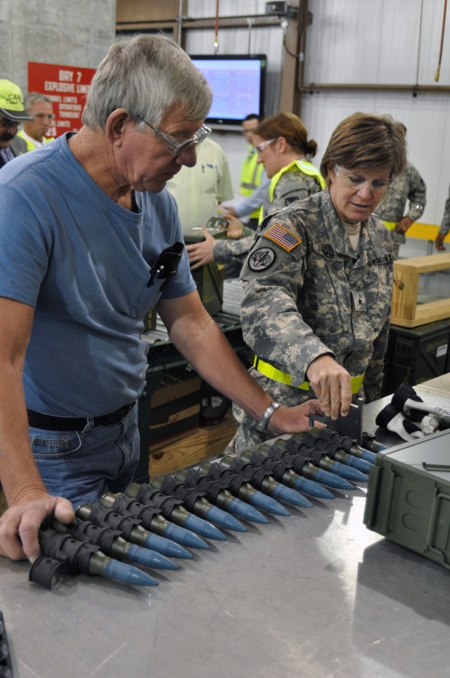 JMC Commanding General Visits Crane Army Ammunition Activity