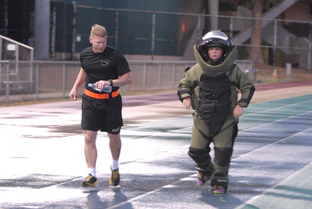 Bomb suit run