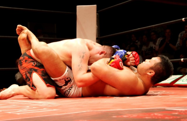 Soldier in Japan defends title in mixed martial arts