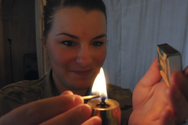 Lighting the candle 2