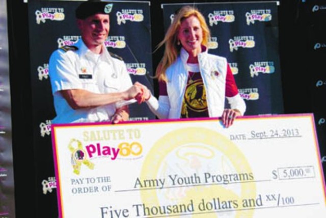 Fort Meade Youth Join the Redskins for Training Day