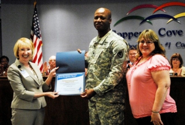 Board of Education Certificate of Recognition given to CTSF Employees