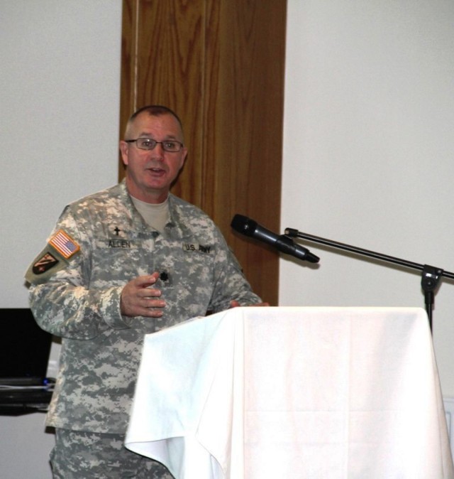 US Army NATO brigade holds spiritual fitness breakfast