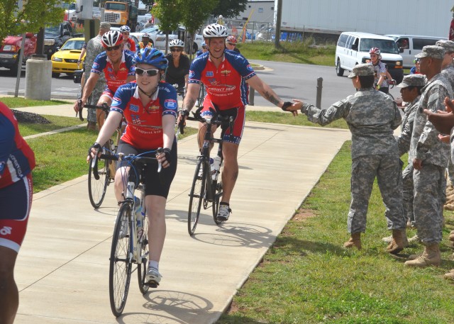 Support at the finish line